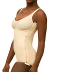 Panty-Length Compression Bodysuit with Bra & Zipper (BB01)
