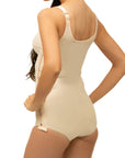 Panty-Length Compression Bodysuit with Bra & Zipper (BB01)