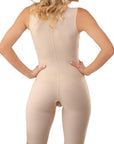 Mid-Thigh Bodysuit with Bra and Front Closure (BB09-NS)