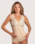 Panty-Length Compression Bodysuit with Bra & Off-Center Closure (BB11-NS)