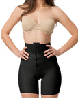 GluteLifting Mid-Thigh High Waist Girdle w/Zipper & Open Buttocks (BE03)
