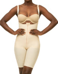GluteLifting Mid-Thigh Bodysuit w/Zipper (BE07)