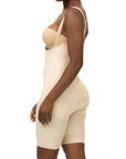 GluteLifting Mid-Thigh Bodysuit w/Zipper (BE07)