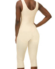 GluteLifting Below the Knee Bodysuit w/Front Closure & High Back (BE13-BK)