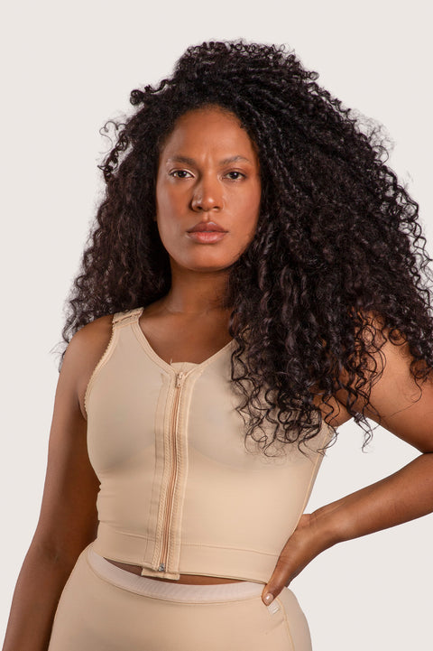 Breast Surgery Support Vest with Front Zipper (BR05)