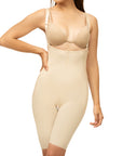 Mid-Thigh Compression Bodysuit w/Zippers (BS03)