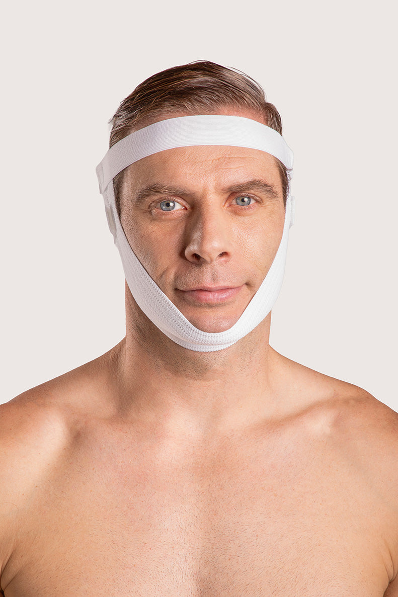 Chin Strap Compression Garment with Two 1" Bands (FA05)