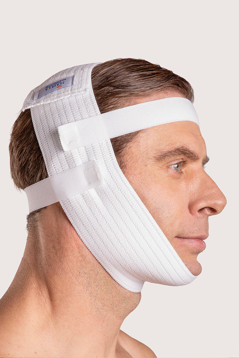 Chin Strap Compression Garment with Two 1" Bands (FA05)