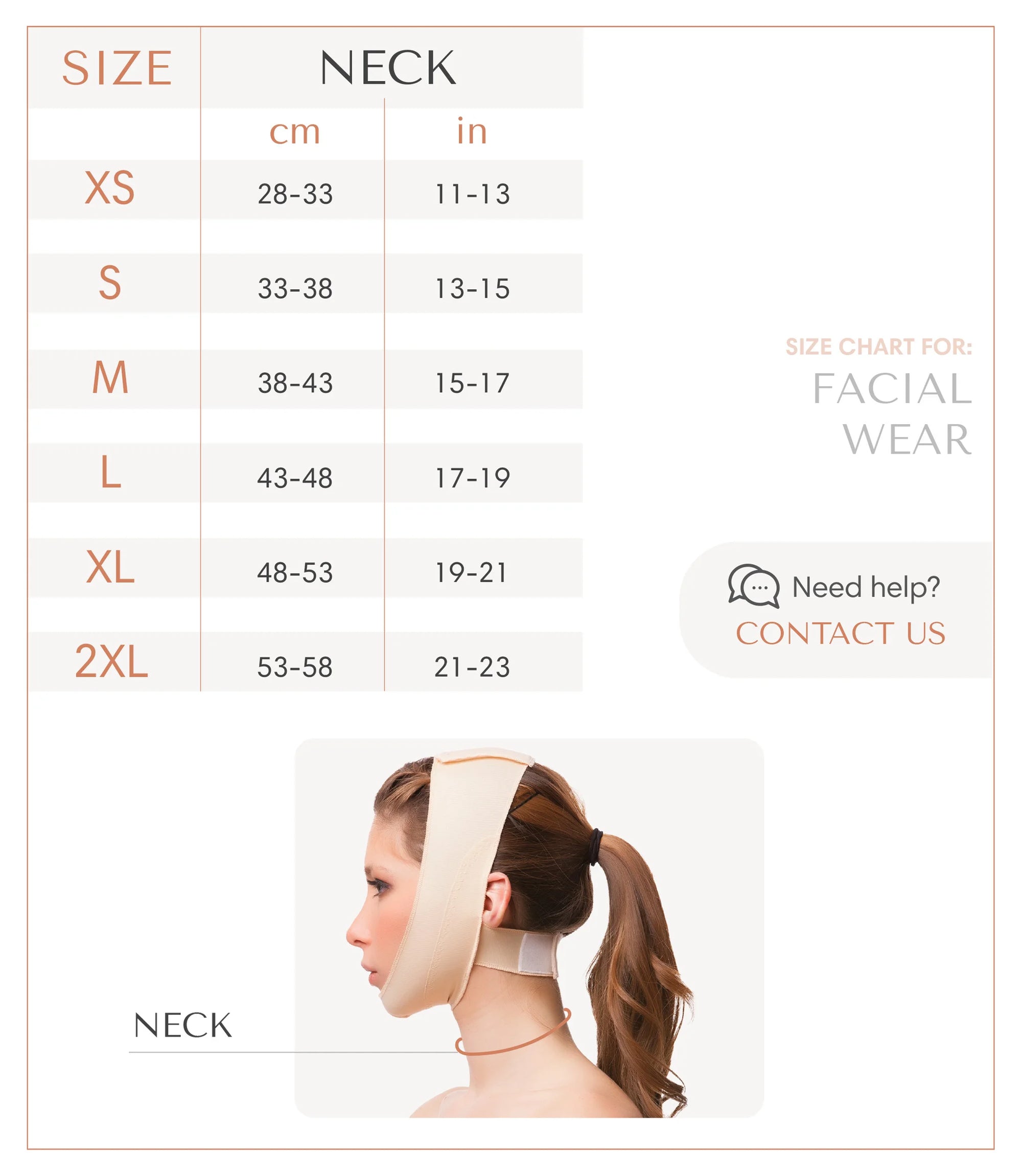Chin Strap Compression Garment (CH02)