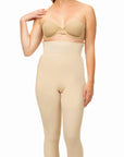 High Waist Below Knee Length Girdle w/Zippers (GR05)