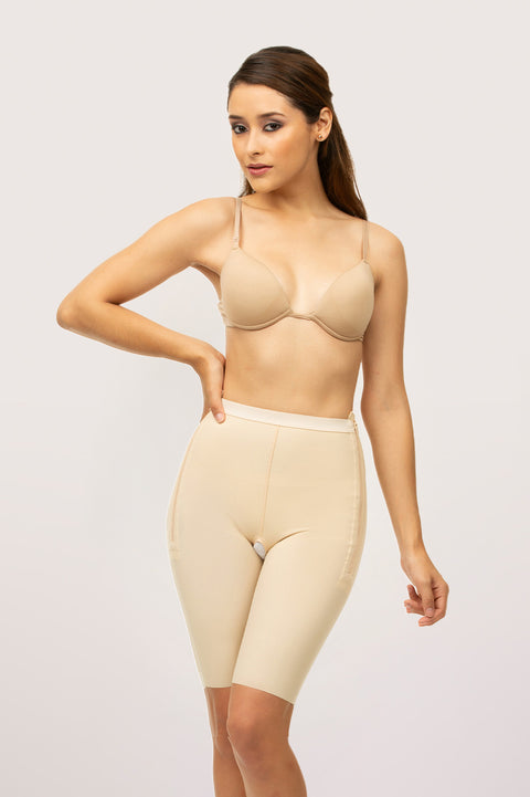Low Waist Mid-Thigh Girdle w/Zippers (GR11)