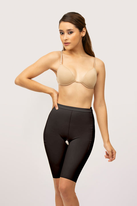 Low Waist Mid-Thigh Girdle w/Zippers (GR11)