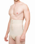 Male High-Waist Compression Girdle Brief with front Zipper (MG01)