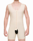Male Mid-Thigh Compression Bodysuit w/Zipper (MG02)