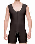 Male Mid-Thigh Compression Bodysuit w/Zipper (MG02)