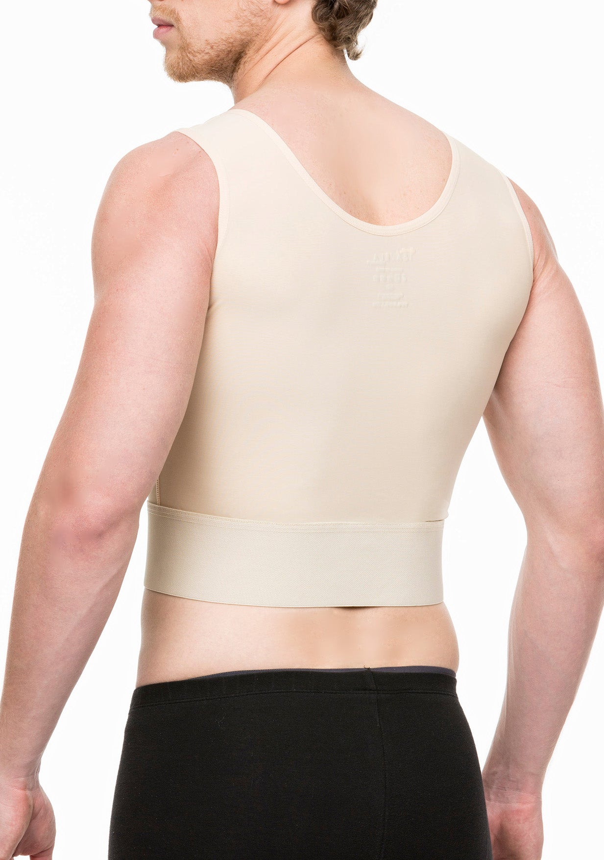 Male Short Length Compression Vest with Zipper (MG03-SH