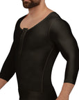 Male Compression Vest w/Medium Sleeves & Zipper (MG06-MS)
