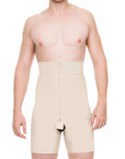 Male High Waist Mid-Thigh Compression Girdle w/Zipper (MG09)