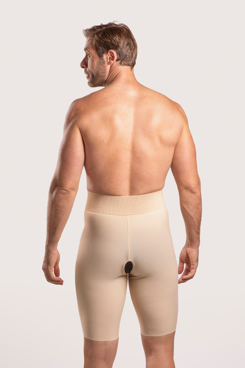 Male High Waist Mid-Thigh Compression Girdle w/Zipper (MG09)