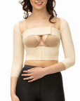 Braless Compression Vest w/Mid-Length Sleeves & 3" Stabilizer Band (SL05)