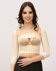 Braless Compression Vest w/Mid-Length Sleeves & 3" Stabilizer Band (SL05)