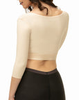 Braless Compression Vest w/Mid-Length Sleeves & 3" Stabilizer Band (SL05)