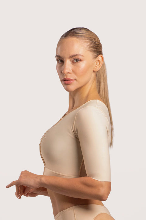 Underbust Length Bra/Vest with Short Sleeves (VS02-SS)