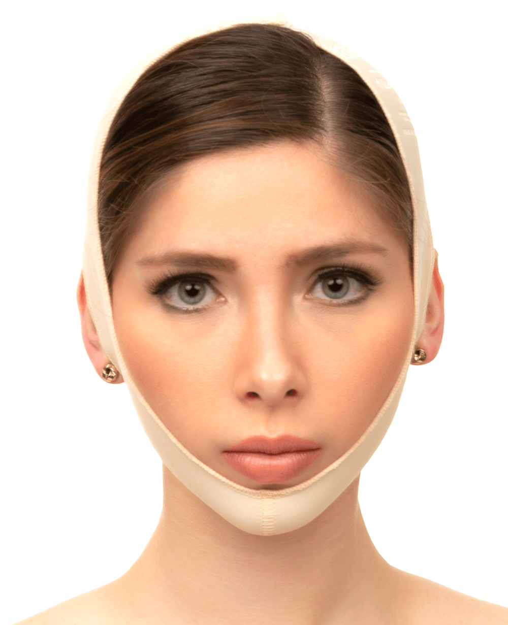 Chin Strap Support Compression Garment W/ No Neck Support (FA01) - Isavela Compression Garments