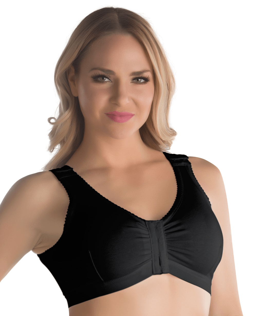 Isavela Womens Breast Surgery Support Bra with 1 Elastic Band (XS, Beige)  at  Women's Clothing store