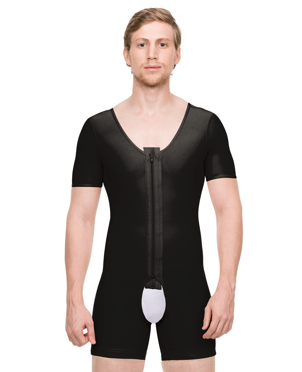 Isavela Stage 1 Compression Body Suit with Bra - Mid-Thigh