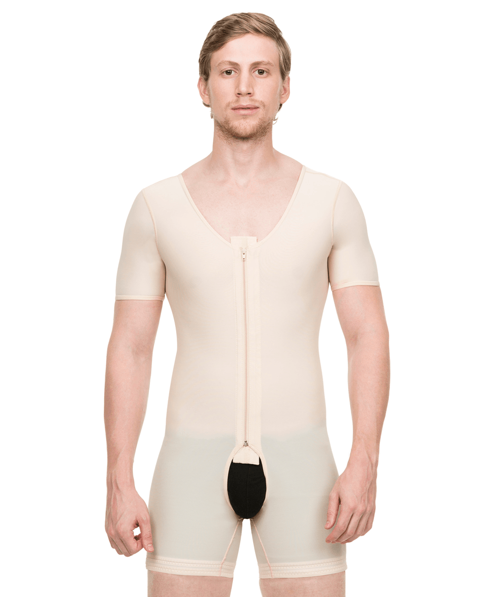 Below the Knee Compression Bodysuit w/Zippers (BS05)