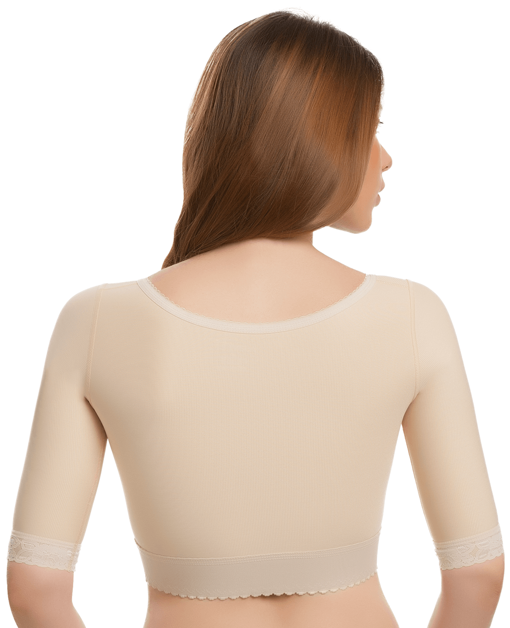 Isavela Compression Vest with Open Mammary (SL04) (XS, Beige) at   Women's Clothing store