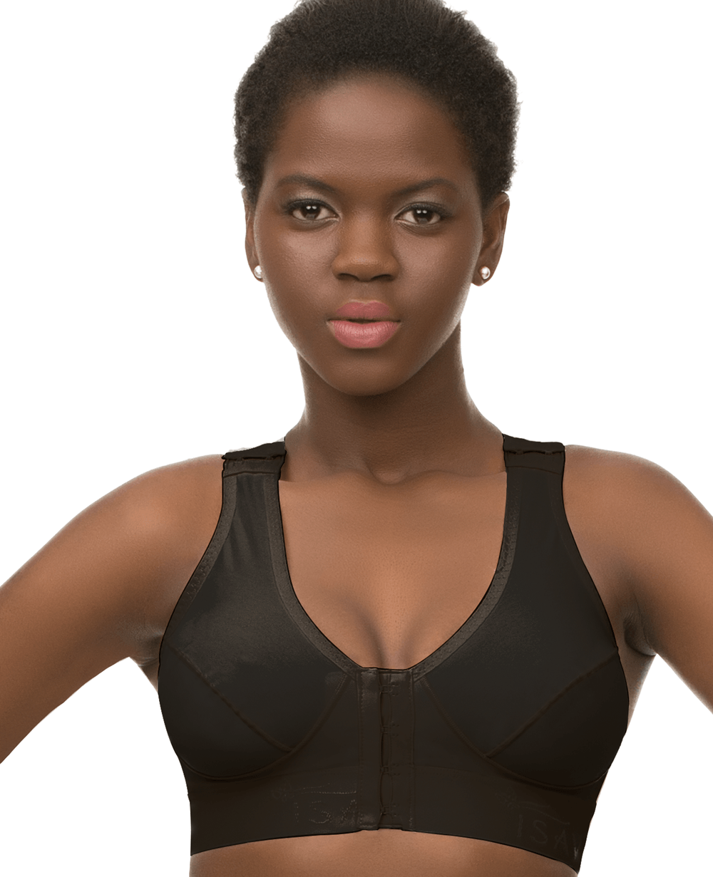 Sports T-Back Bra with 2&quot; Elastic Band (BR06) - Isavela Compression Garments