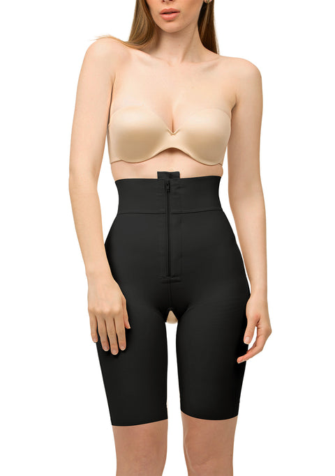 GluteLifting Mid-Thigh High Waist Girdle w/Zipper (BE09)