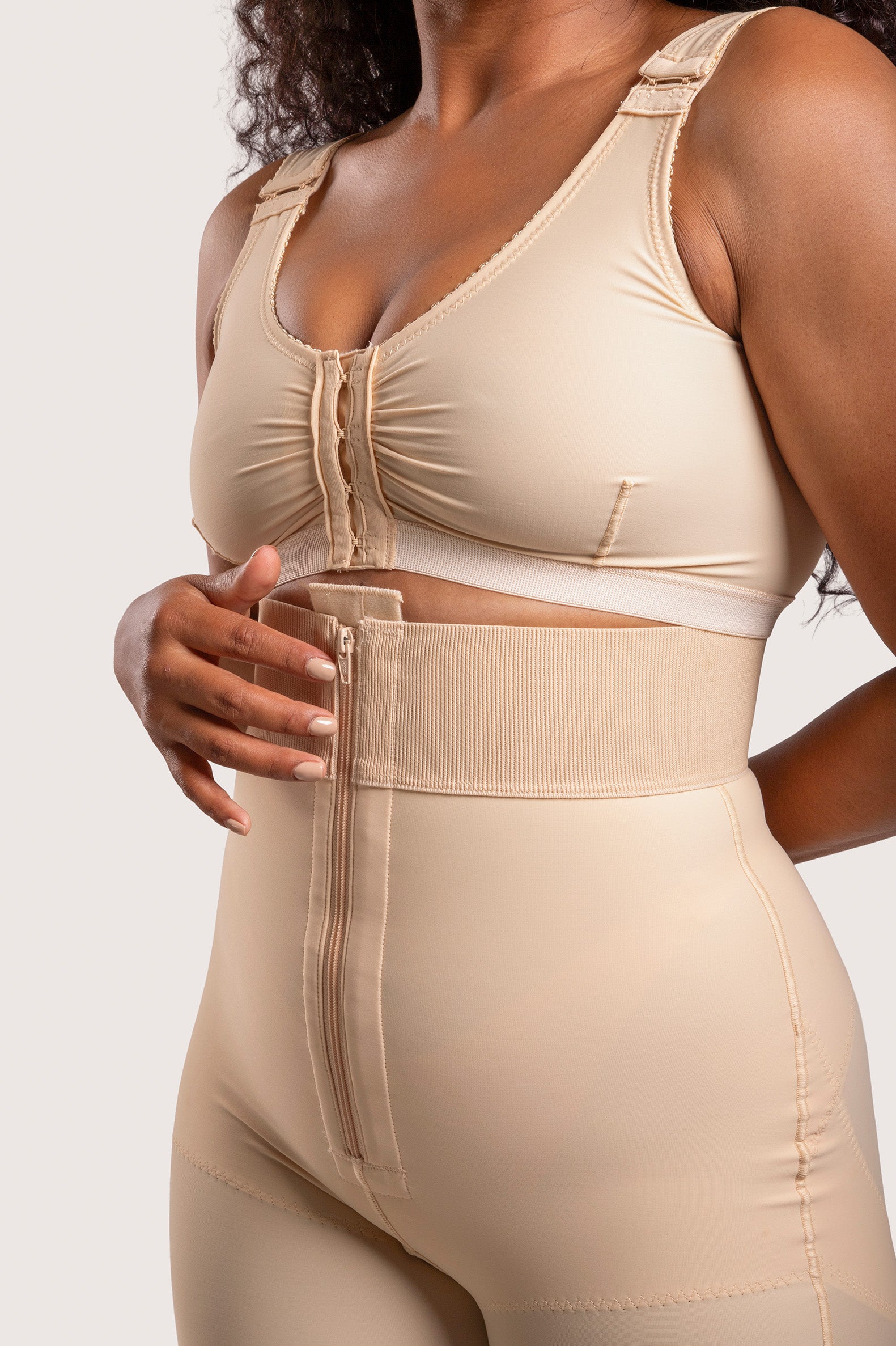 GluteLifting Mid-Thigh High Waist Girdle w/Zipper (BE09) – Isavela