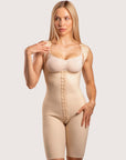 GluteLifting Mid-Thigh Bodysuit w/Front Closure & High Back (BE13)