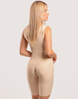 GluteLifting Mid-Thigh Bodysuit w/Front Closure & High Back (BE13)