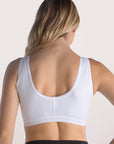 Cotton Surgical Recovery Bra with 1” Elastic Band (CB01)