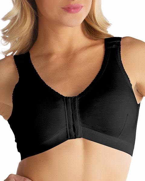 Cotton Surgical Recovery Bra with 1” Elastic Band (CB01)