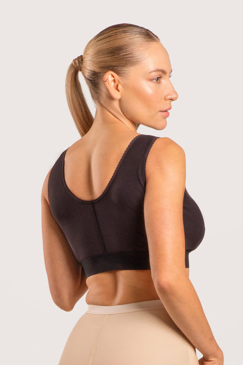 Cotton Surgical Recovery Bra with 2” Elastic Band (CB02)
