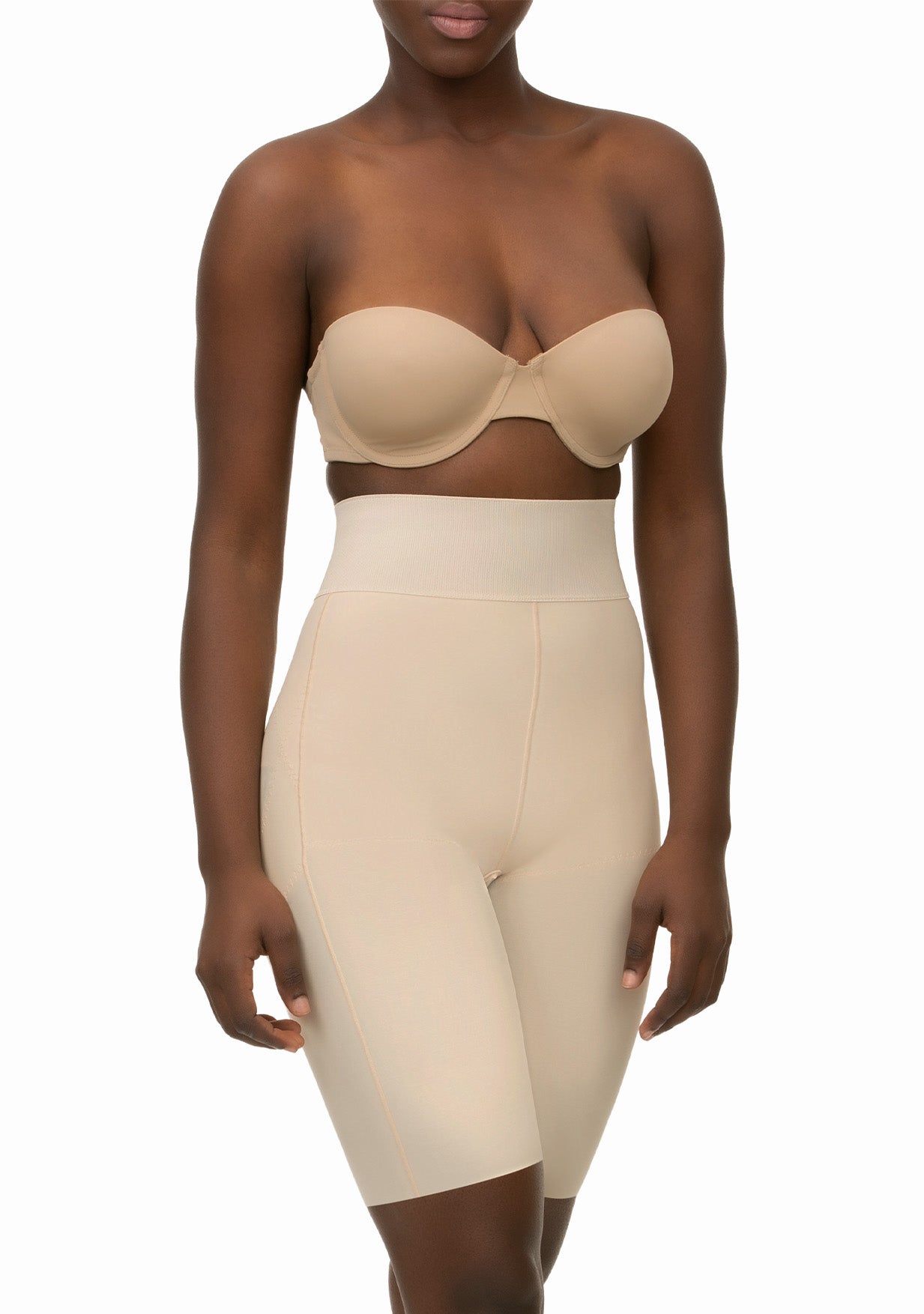 Stage 2 High-Waist Mid-Thigh Girdle | Zipper-Free Lipo Wear | GR04