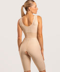 Back view of the GR04 Stage 2 girdle, highlighting the high-back abdominal coverage and flat-seamed construction for a smooth look under clothing.