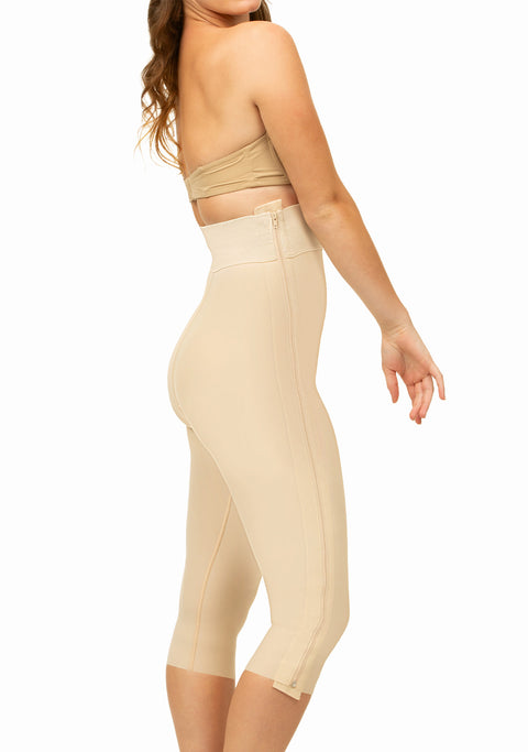 High Waist Below Knee Girdle w/Separating Zippers (GR05-SZ)