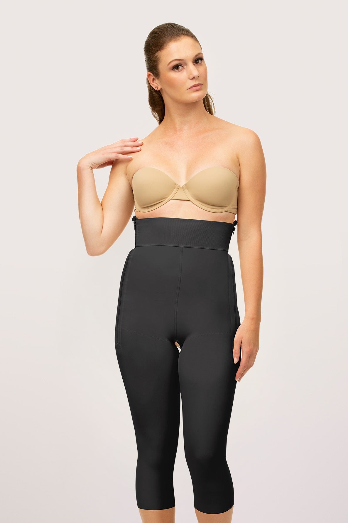 High Waist Below Knee Length Girdle w/Zippers (GR05) – Isavela