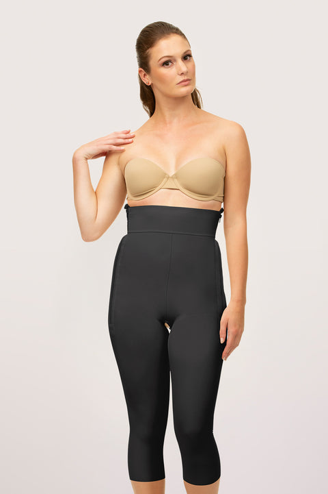 High Waist Below Knee Length Girdle w/Zippers (GR05)