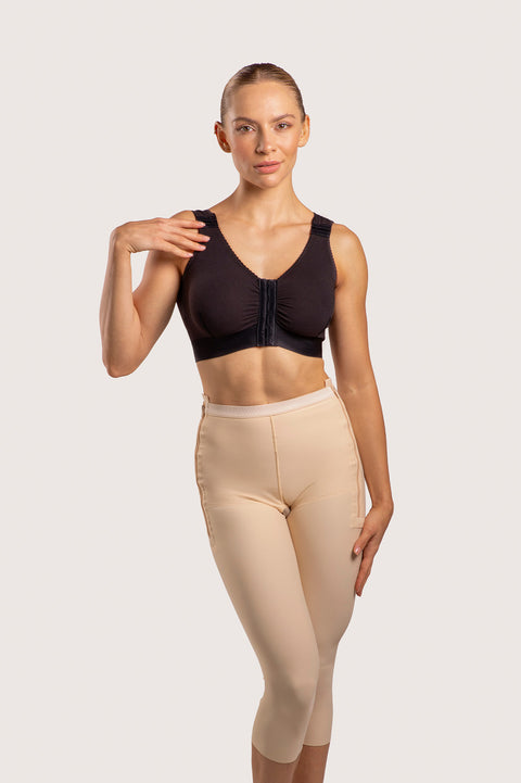 Low Waist Below the Knee Girdle w/Zippers (GR13)