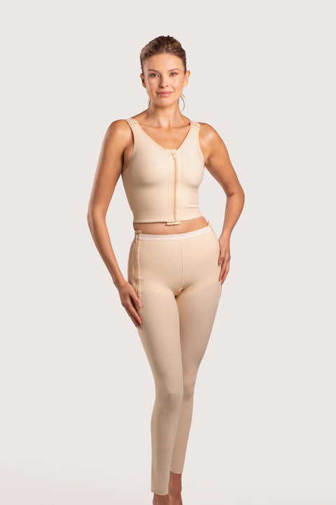 Low Waist Ankle Length Girdle w/Zippers (GR15)