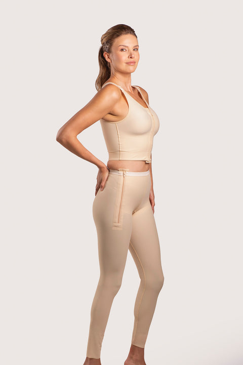 Low Waist Ankle Length Girdle w/Zippers (GR15)