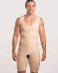 Male Mid-Thigh Compression Bodysuit w/Zipper (MG02)
