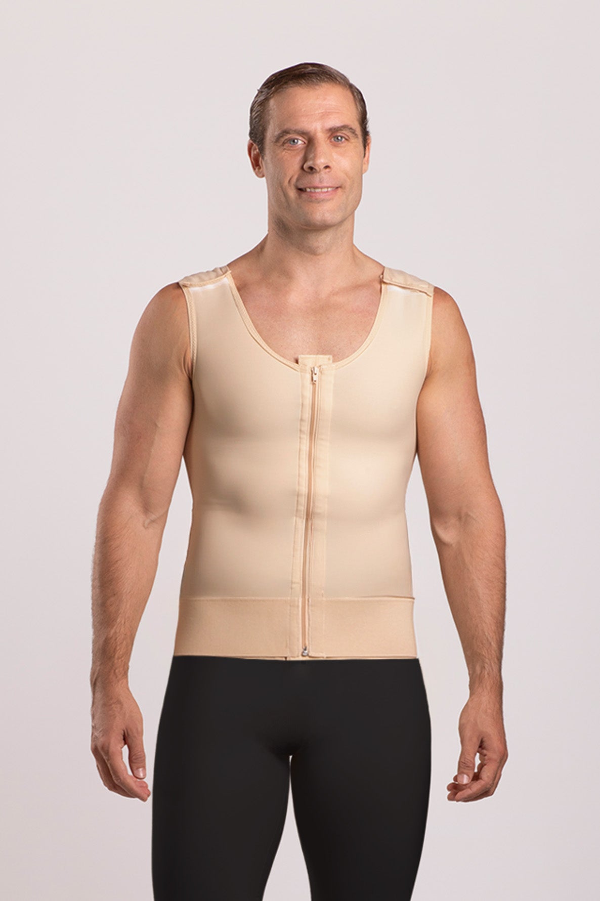 Male Compression Vest with Zipper (MG03) – Isavela Compression